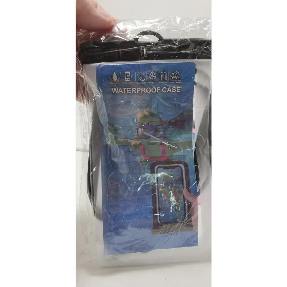 4 Pack Waterproof Floating Cell Phone Pouch/Dry Bag/Case/Cover W/Lanyard **NEW**